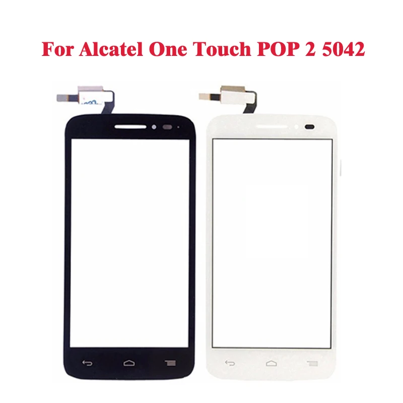 Черный Белый сенсорный экран для Alcatel One Touch POP 2 OT5042 5042 5042D Сенсорная панель