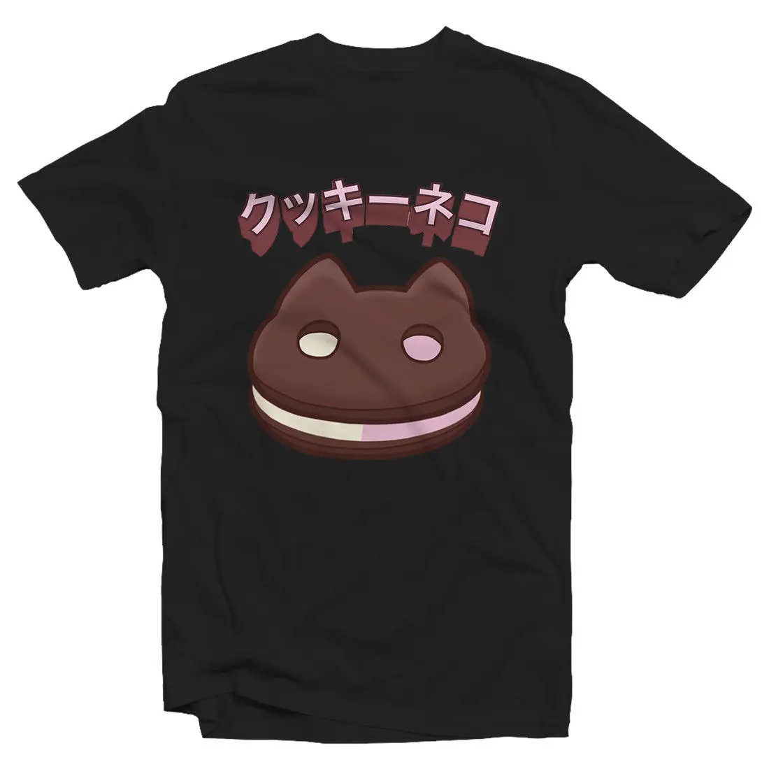 

Cookie Cat Jap Text Tshirt Steven Universe Print T-shirt men/women Hip Hop Tee T Shirt NEW ARRIVAL tees causal summer t shirt