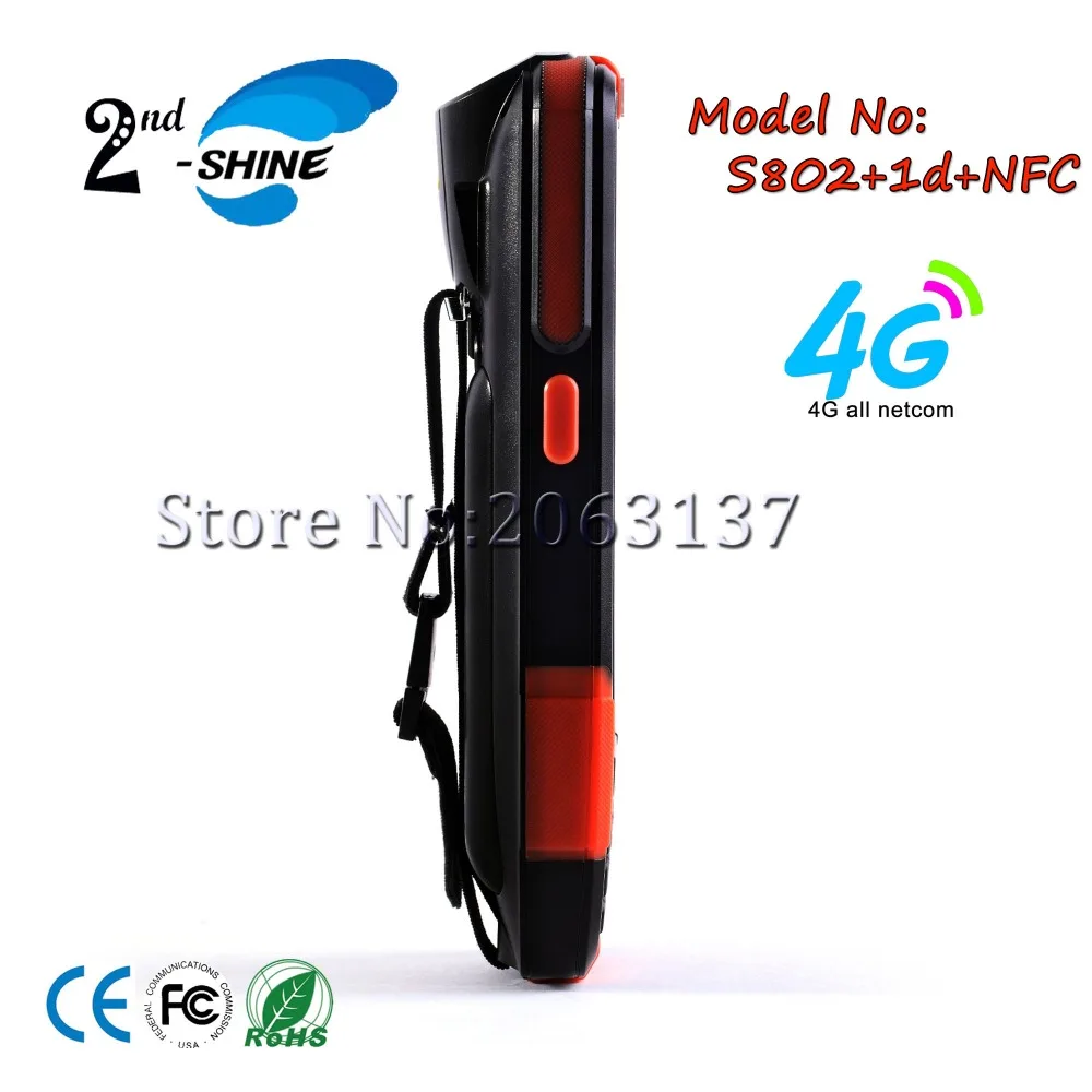  NFC Reader Wireless Bluetooth Mobile Android 1d Barcode Scanner Wifi 4G Handheld Pda 2G Ram And 16G
