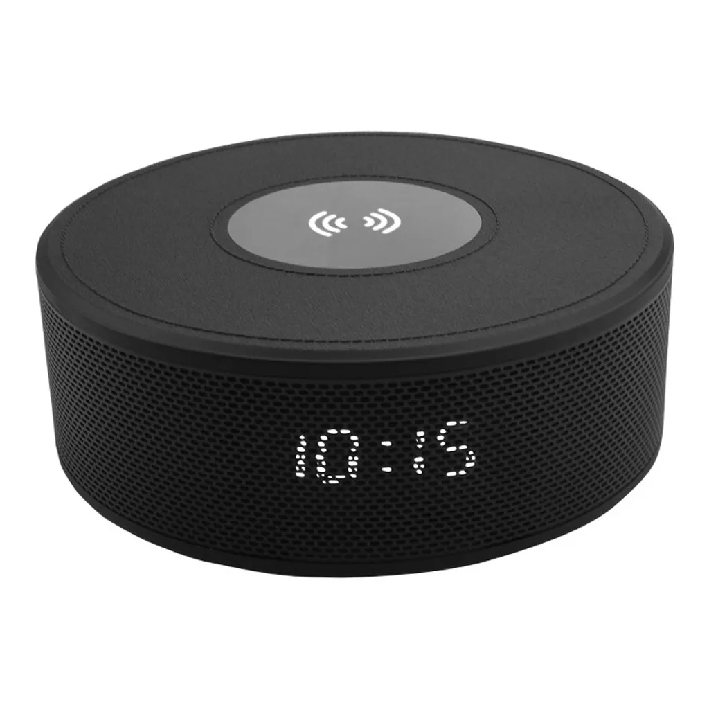 

Best Selling Wireless Bluetooth Speaker Portable Mini Alarm Clock Portable Subwoofer Card Small Speaker TF Input AUX Audio