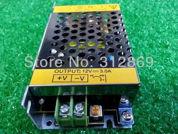 

[Seven Neon]Free DHL express shipping wholesale mini size high quality 100-240V input AC/DC 12V 3A switching power supply