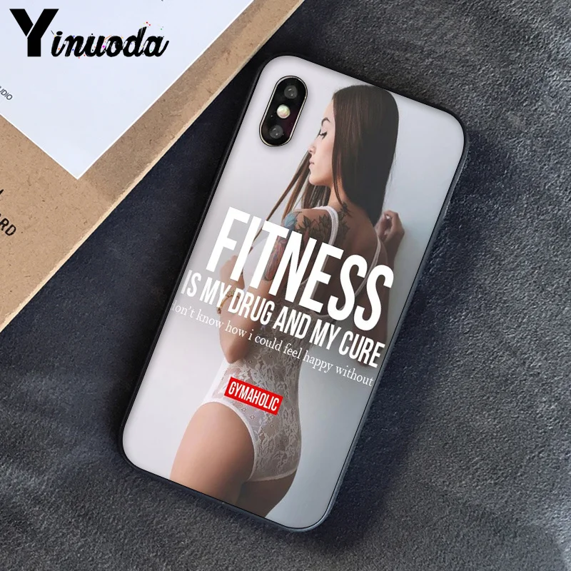 Чехол Yinuoda мягкий черный для iPhone 5 5Sx 6 7 7plus 8 8Plus X XS MAX XR|Бамперы| |