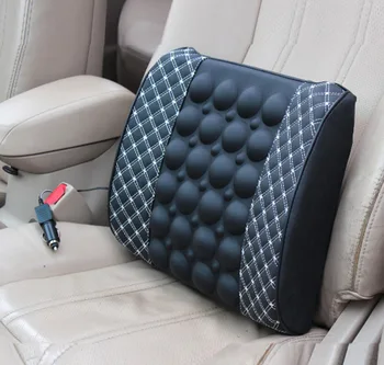 

1 Piece Car Lumbar Support Pillow Anti-high temperature 12V Electric Massage Pillow Car Seat Back Relaxation Waist Rest Pillow