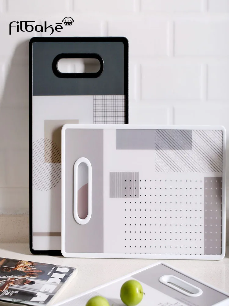 

FILBAKE Nordic wind geometric color block fruit and vegetable cutting board rectangular household kitchen cutting board