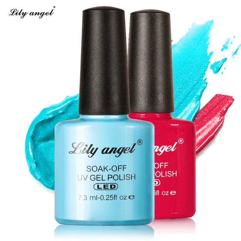 LILY ANGEL новинка 2019 дизайн ногтей маникюр 110 цветов 7 3 мл отмачиваемый эмалированный