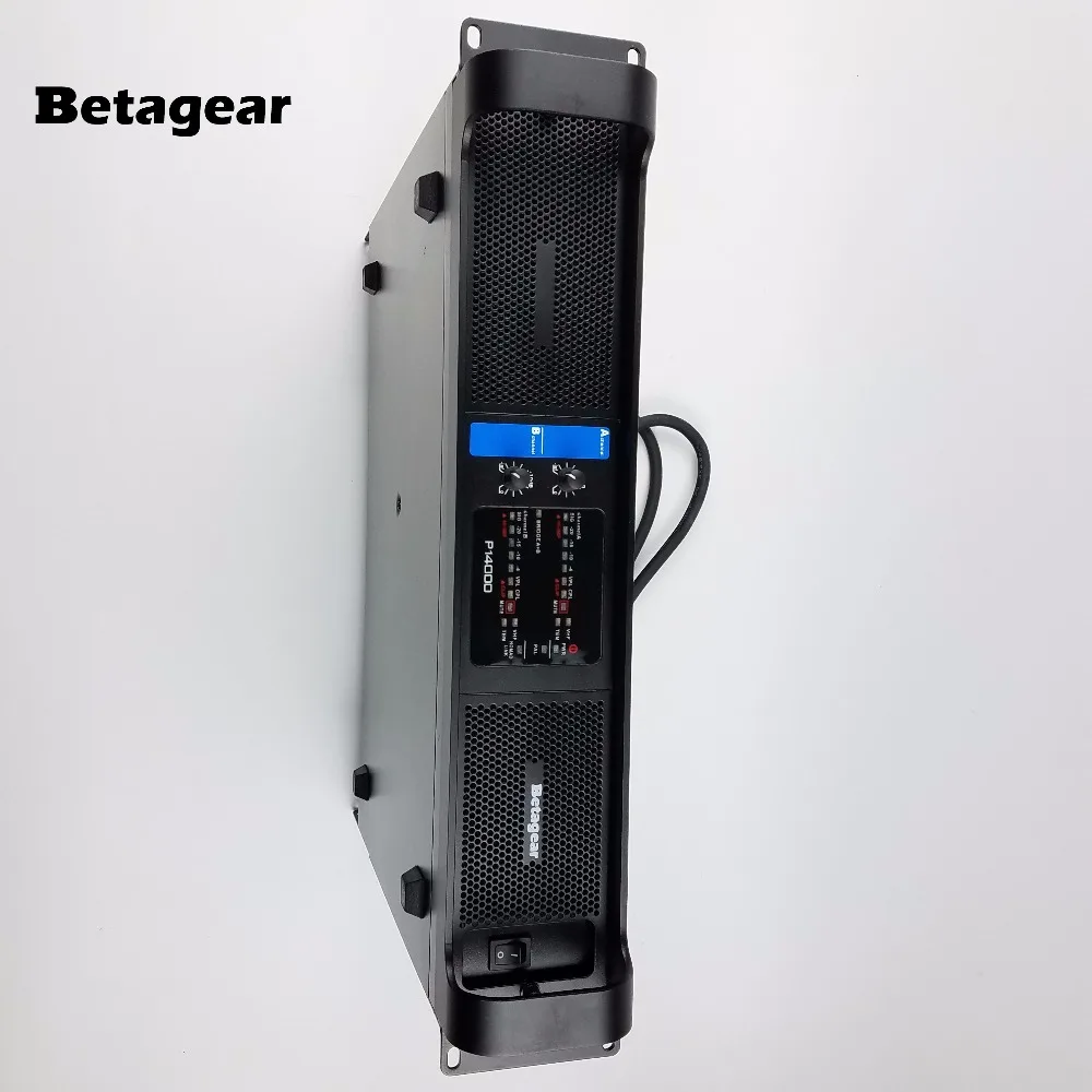 Betagear BT14000 Lab Профессиональный усилитель мощности сценический 2x2350watts для subswoofer усилитель линейный массив транзистор gruppen