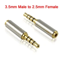 3,5 мм штекер 2,5 мм гнездо для стереонаушники Jack connetion конвертер адаптер
