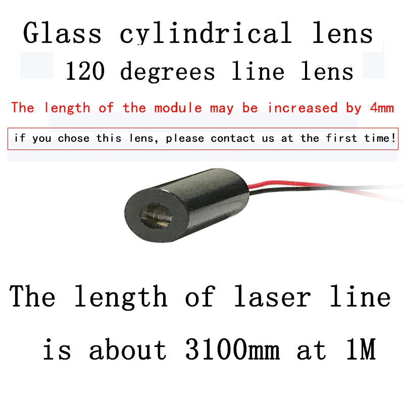 Горячая Распродажа точной 780nm 5 МВт инфракрасный лазерный модуль линии ИК лазерной маркировки позиционирования промышленного класса стабильную работу - Цвет: 120D glass line lens