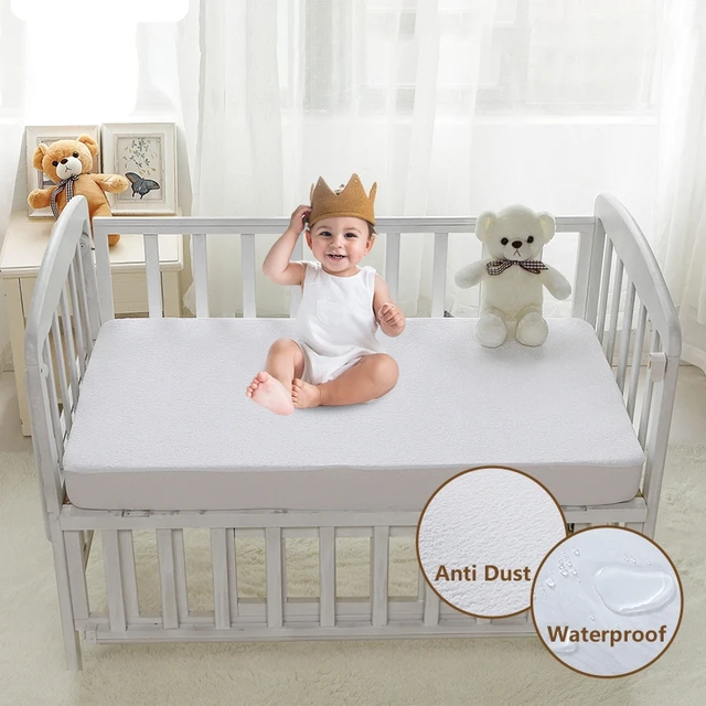 $US $10.74  Mattress Cover Waterproof Terry Cloth Mattress Protector Cover For Children Anti Mite Dust 1 PC