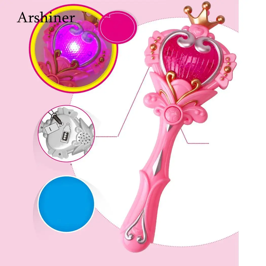 

Cosplay Stick Sound Toy Fairy As Old Wand Picture and LED Years 3 Light Kids Button Musical Toy Battery New