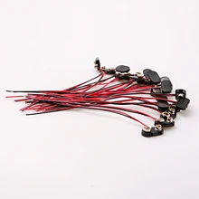 Инструмент Fixmee 20 шт. 9 вольт 9 в зажим для аккумулятора защелкивающийся разъем свинцовый держатель проводов медный пластик