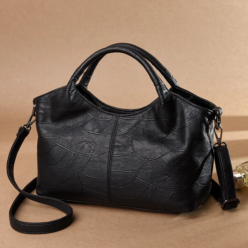

2019 Top Black woman fashion PU leather Brand Designer Handbags Luxury quality Lady Shoulder Crossbody Bag fringed Messenger Bag