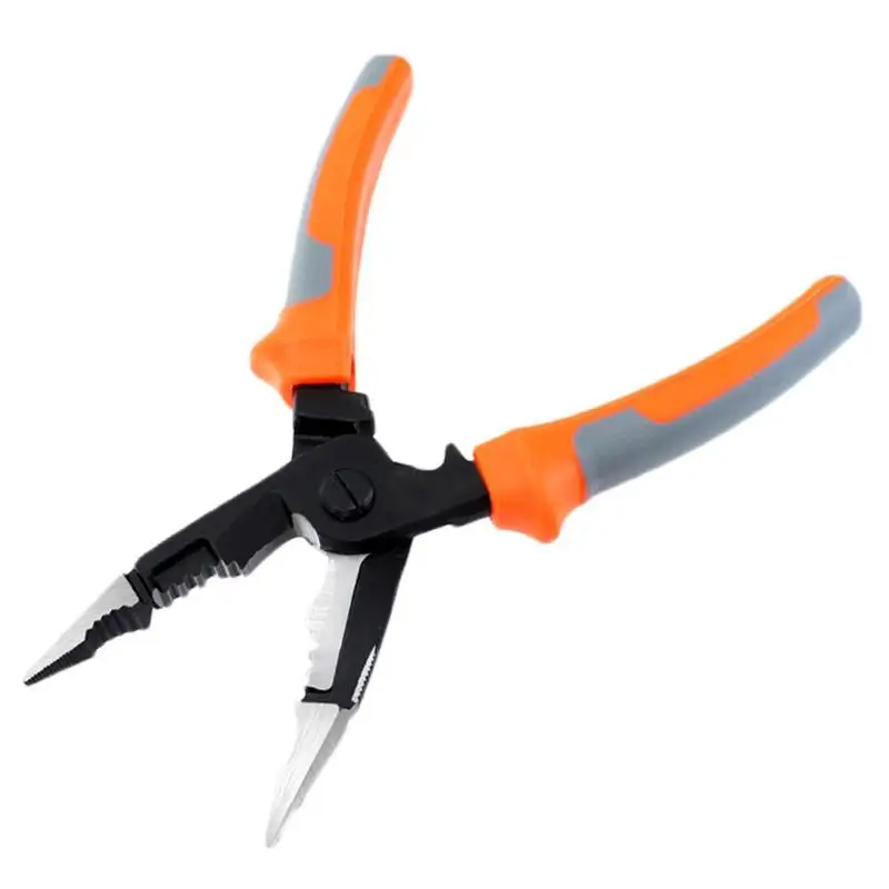 5 in 1 Multi-functional Wire Stripper Pliers Cable Crimping Cutter Pliers
