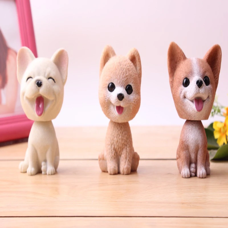 Automobile Ornament Shaking Dog Nodding Puppy Doll Adorable Auto