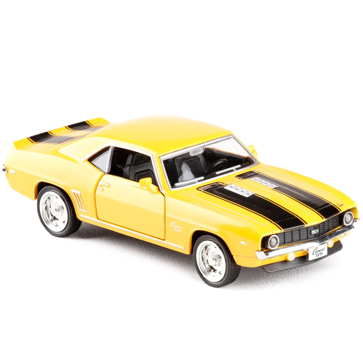 Высокая имитация RMZ City Metal 1/36 Chevrolet Camaro SS(1969) литая под давлением Модель автомобиля игрушки с вытягивающимся назад автомобилем подарки для детей