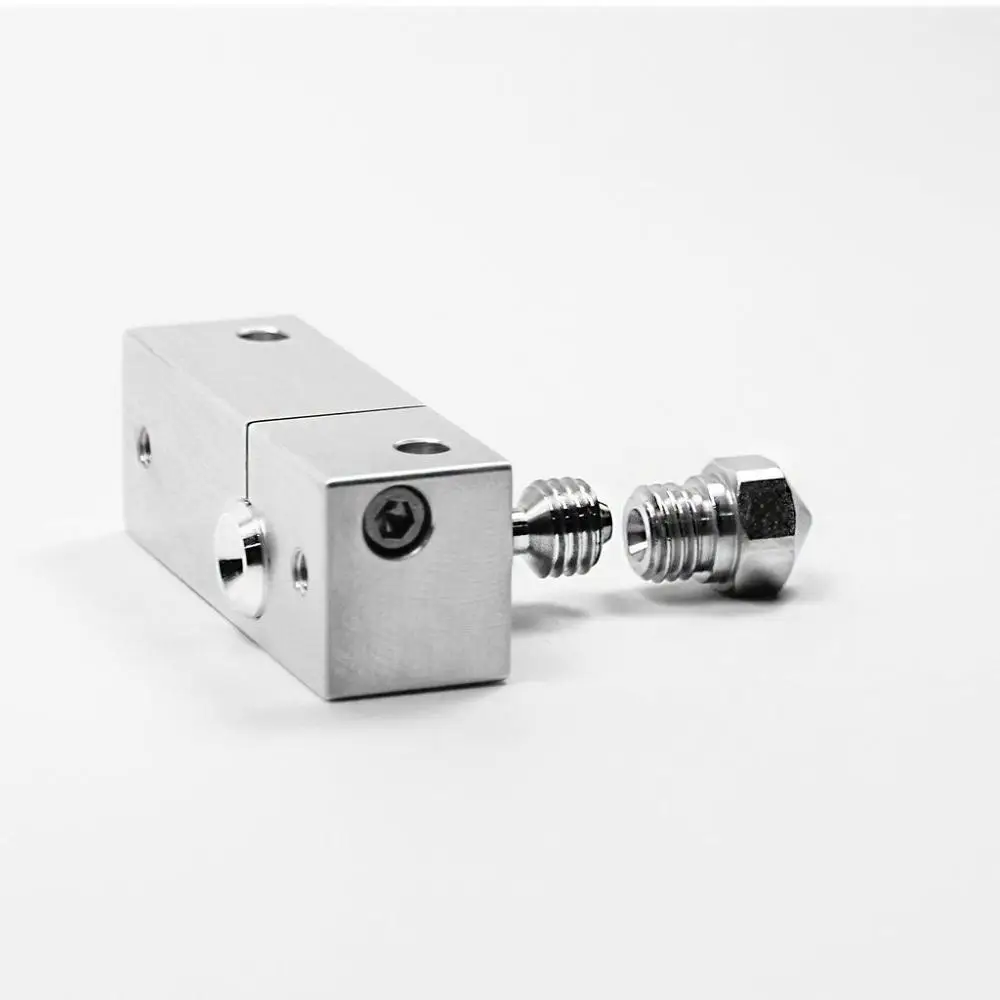 

A Funssor MK10 All Metal Hotend Upgrade Kit for 1.75mm thermal barrier tube Flashforge/CTC/Wanhao 3D printer parts