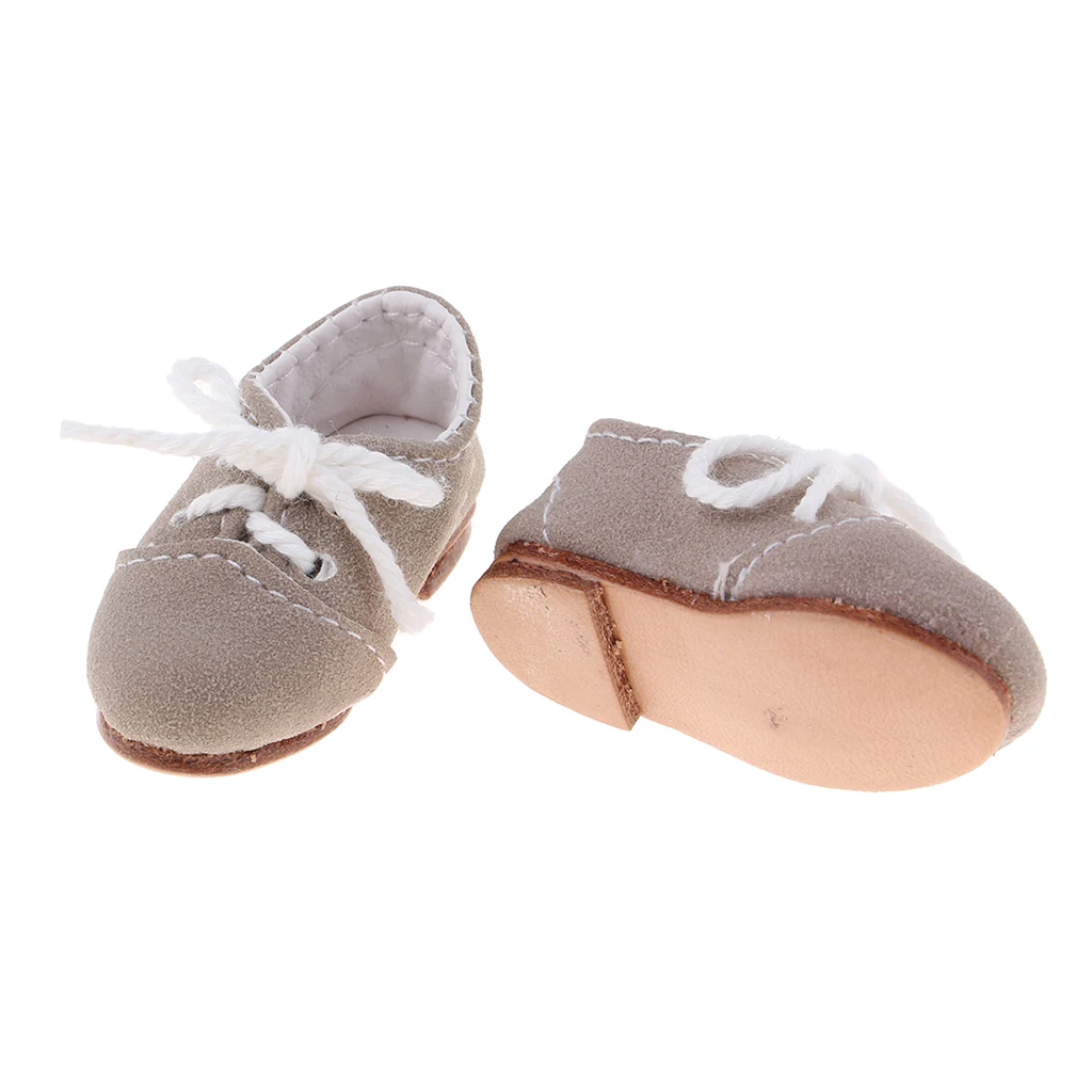 Lovey Doll Mini Lace Up Shoes 1/6 BJD Dolls Casual Wear, for girls Doll Accessory Girl Toys  or other 1/6 dolls Cloth