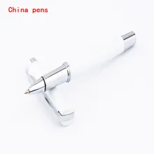 Высокое качество Роскошный белый фарфор 022 цвет Бизнес Офис Средний роллербол ручка