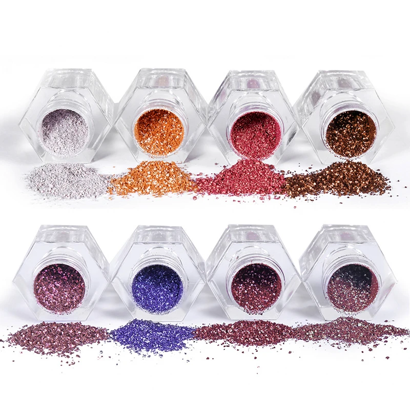 New Glitter Eyeshadow Loose Powder Waterproof Shimmer Pigments Colors