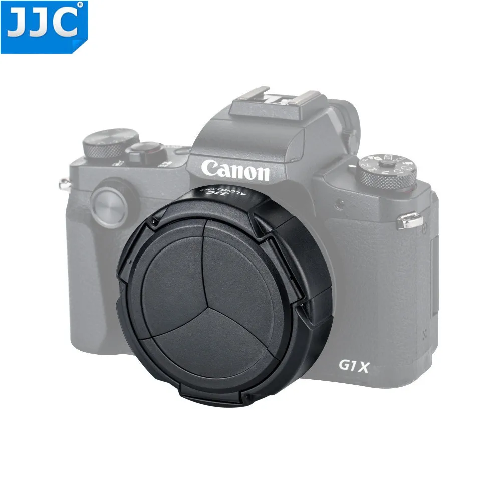 JJC Камера авто крышка объектива для Canon PowerShot G1X Mark III Черный Автоматический протектор объектива самоудерживающийся