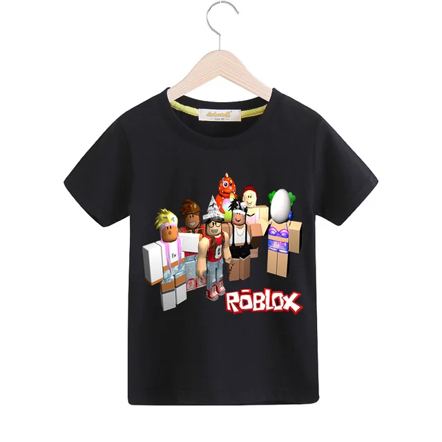 Us 52 37 Offchildren Summer Short Cartoon Roblox Print Tee Tops Boy T Shirt Clothing Girls 3d Funny Tshirt Costume For Kids T Shirts Tx094 In - 