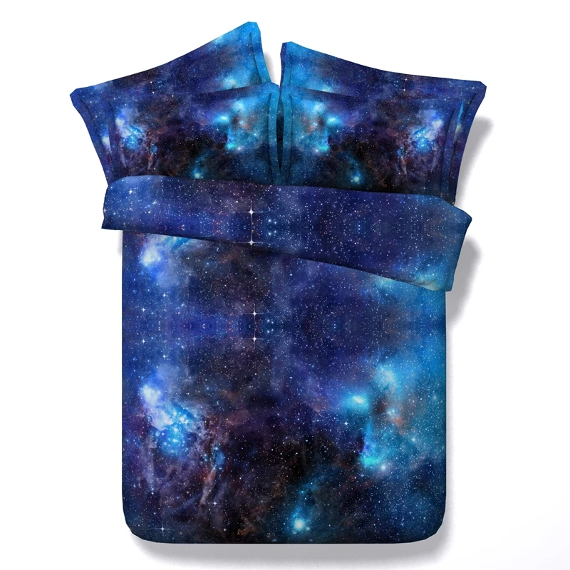 

3D Galaxy Bedding Set Universe Space Themed Bedspread Duvet Cover Set For Kids And Adult Party Twin Queen King Size Hot Sale