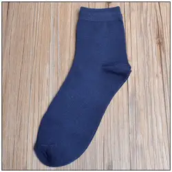 QY-KD35 зимние мужские носки без пятки сплошной цвет дышащий хлопок Для мужчин модные серые хлопковые носки мужские один размер