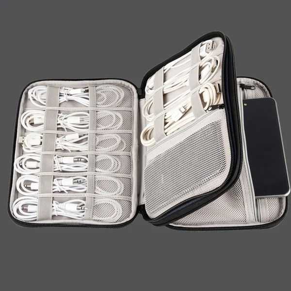 

Universal External Hard Drive Case Cable Organizer Cases Electronics Accessories Bag for Hard Disk, USB Flash Drive
