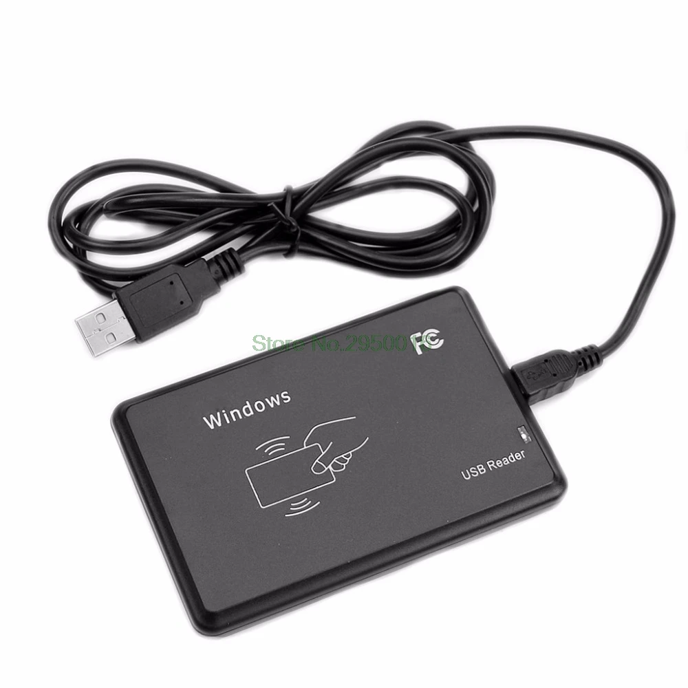 Для USB RFID Бесконтактный датчик приближения Смарт-считыватель ID карт 125 кГц EM4100 Window7 C26