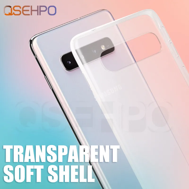 

Clear Case For Samsung Galaxy S10 S9 S8 Plus S10E Soft TPU Case For Samsung A10 A30 A50 M10 M20 M30 A6 A8 J4 J6 Plus A9 2018