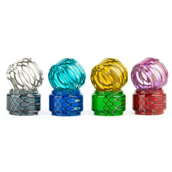 

Resin Tube Replacement Honeycomb Snake Skin Delrin Glass Tube for coilart mage rta