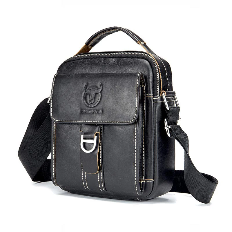 

BULLCAPTAIN Men Brand Men's Shoulder Bag Classic Vintage Bag Style Casual Men's Messenger Bags Promotion Male Crossbody Bag