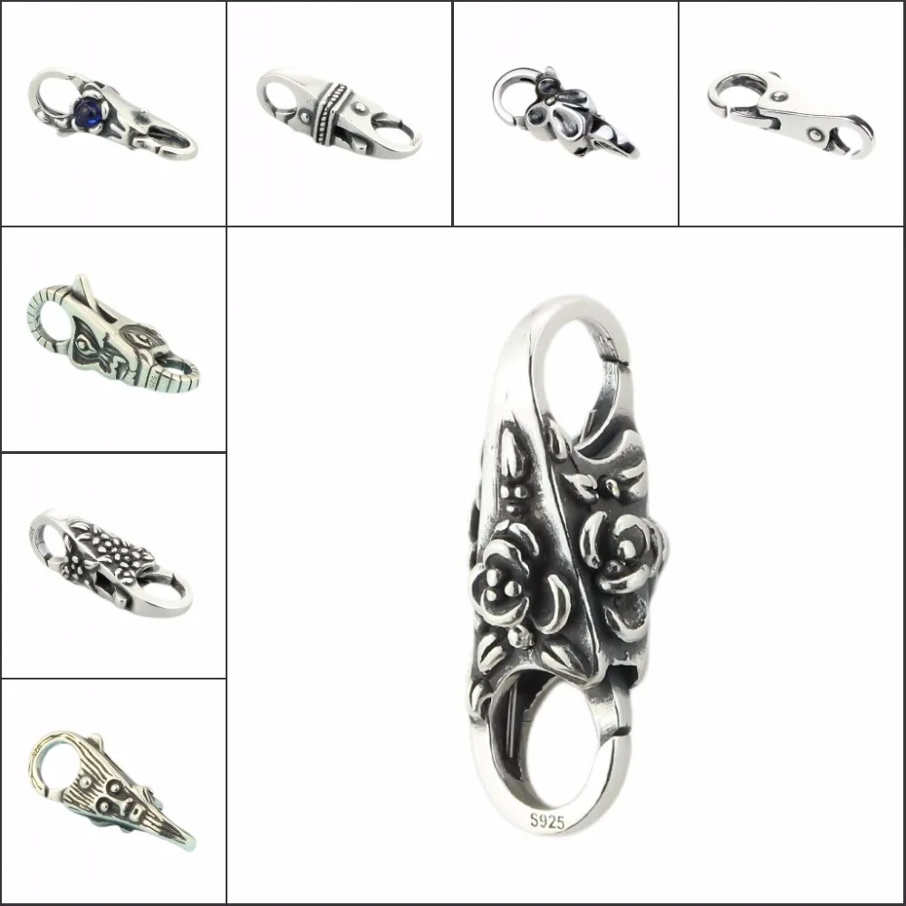 

Beads Hunter 925 Sterling Silver Charms Animal Locks Lobster X Locks Fit European Bracelet Jewelry