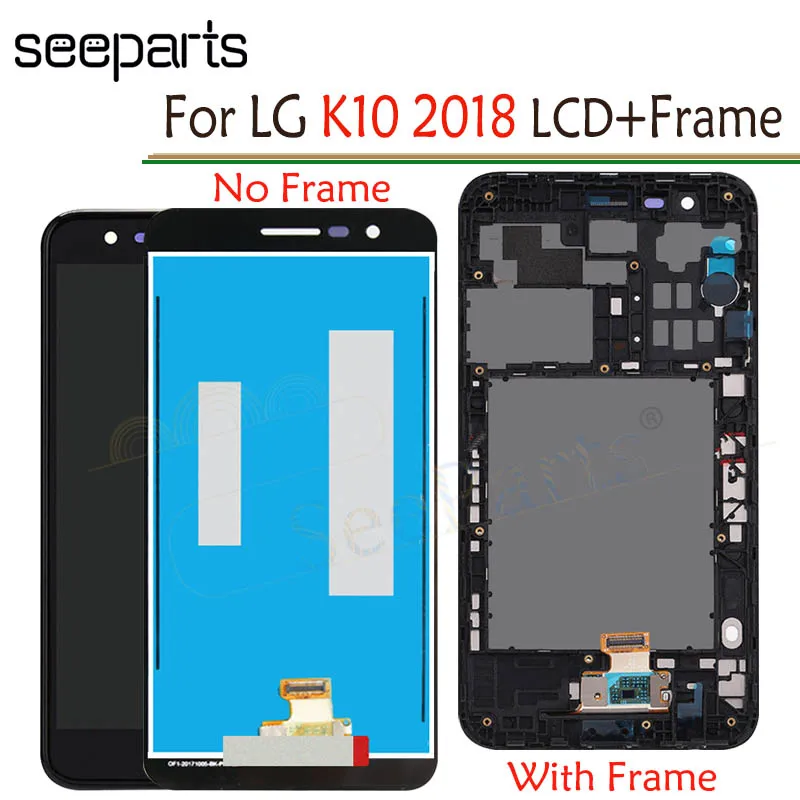 Дигитайзер сенсорного ЖК экрана для LG K10 2018 запасные части K11 дисплей 5 3 дюйма 1280x720