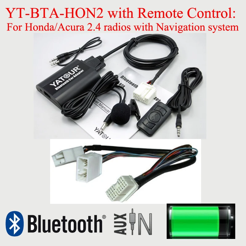 Yatour BTA Bluetooth car MP3 player for Acura Honda 2.4 Accord Civic CRV Odyssey Pilot radios with Navigation System