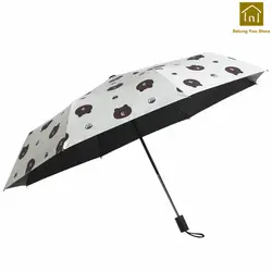 Творческий двойной Солнечный складной зонт женский красочные ветрозащитный зонтик Карманный Зонтик Jardin Зонт дождя зонты WKW103