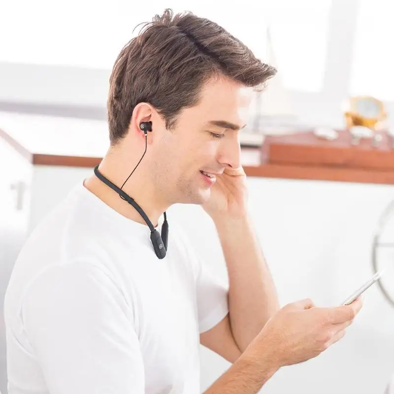 Vanpower беспроводные Bluetooth наушники-вкладыши Спортивная Шейная гарнитура супер бас гарнитура спортивные наушники для смартфонов