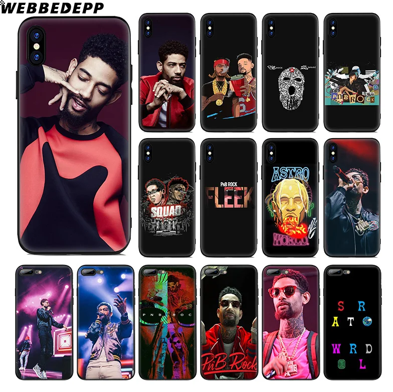 WEBBEDEPP Pnb рок-рэпер Мягкий силиконовый чехол для Apple iPhone 11 Pro Xr Xs Max X или 10 8 7 6 6S Plus 5 5S SE