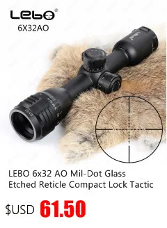 ohhunt Guardian 1-6X24 IR Hunting Riflescopes Compact Glass Etched Reticle llluminate Turrets Lock Reset Tactical Optical Sight