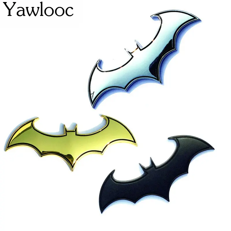 1 PC/LOT 3D Metal Bat Auto Car Styling Car Stickers Metal Batman Badge