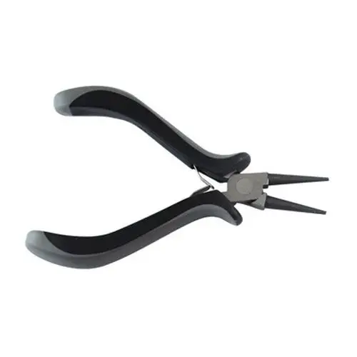 Black Polishing Jewelry Pliers Round Nose Pliers Carbon-Hardened Steel DIY Jewelry Tool for Jewelry Making 12.5cm Black Polishing Jewelry Pliers Round Nose Pliers Carbon-Hardened Steel DIY Jewelry Tool for Jewelry Making 12.5cm