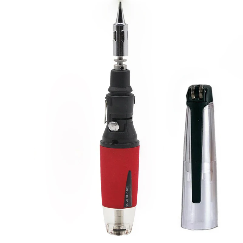 Gas Soldering Iron 30W-70W Portable Gas Electric Soldering Iron Welding Tools for Taiwan iroda PRO-50 Flame 1300 Degree