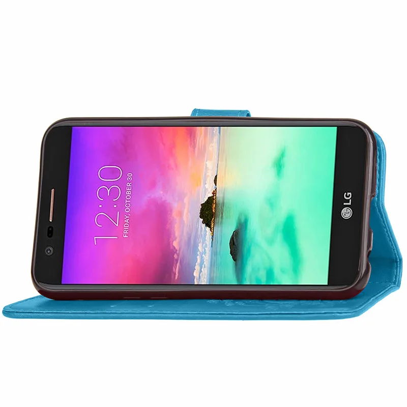 Чехол из искусственной кожи с откидной крышкой для LG K4 2017 M160 чехол книжка кошелек