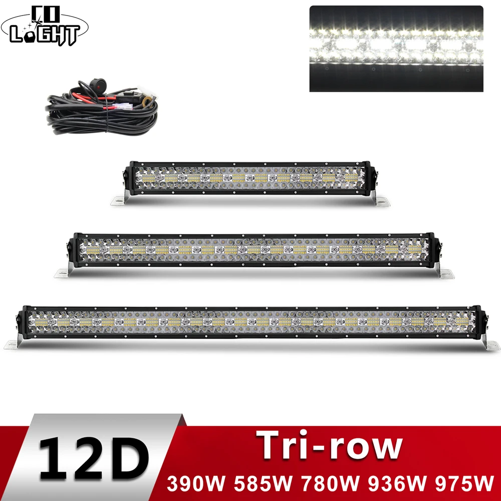 CO LIGHT 12D светодиодный световой бар 390 Вт 585 780 936 975 Светодиодная балка для