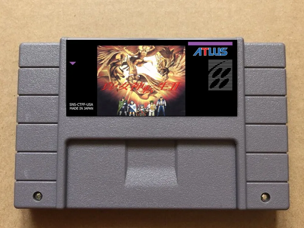 

Shin Megami Tensei 2 USA-NTSC version 16 bit 46 pins video games !