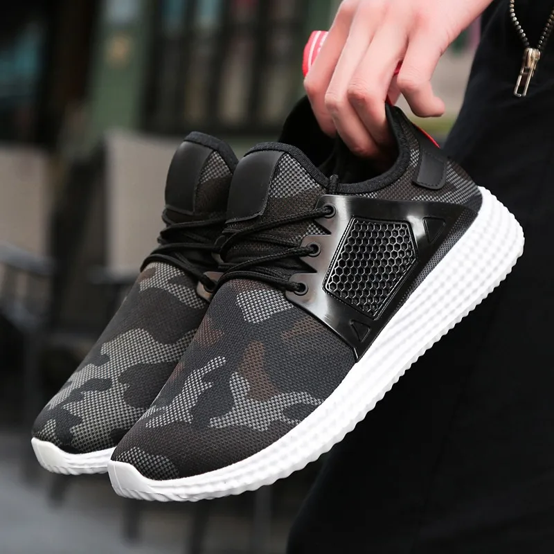 

Camouflage Sneakers Men Shoes Light Mesh Breathable Men Casual Shoes Footwear Zapatos Hombre Running Shoes Men chaussure homme