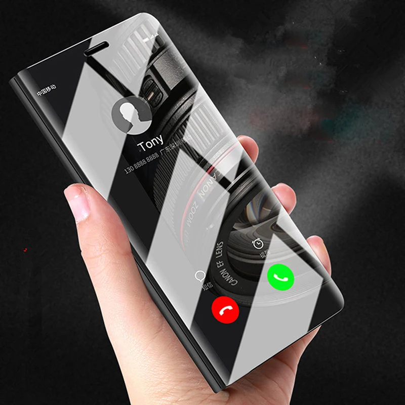 

Mirror Flip Cover For Samsung Galaxy C8 C10 J5 J7 Prime J2 Prime Case Plastic Smart Phone Cases For Samsung galaxy J3 2017 J5 J7