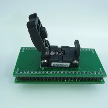 QFN48 DFN48 MLF48 6X6 мм 0,4 мм burn-в гнездо золотое покрытие тестовая плата для интегральных схем сиденье Тесты гнездо Тесты скамья