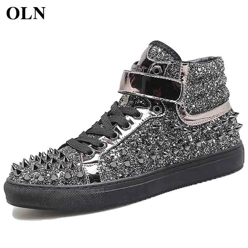 

OLN Men Brand Outdoor Athletic Comfortably Skateboarding Shoes High quality fabric Men Sneakers Outdoor Jogging Sport Shoes For