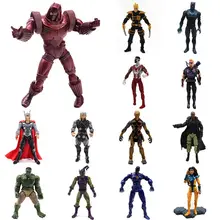 Limited Edition Iron Man The Avengers Marvel Action Figure PVC Toy Movable Super Hero Comic Toys for Children Gift Hawkeye Hulk